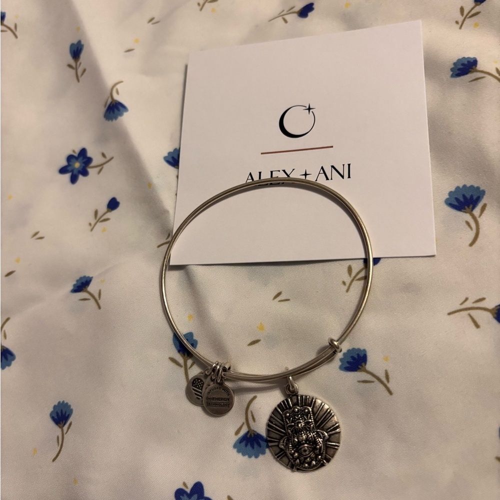 Alex and Ani Hand of Fatima Charm Bangle